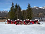 Chalets-grill au bord des pistes