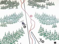 Plan des pistes Koziakas – Pertouli