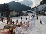 Le téléski dessert une piste très facile.