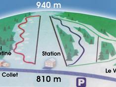 Plan des pistes Hautes Navières – Le Valtin