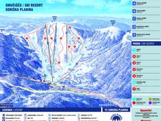 Plan des pistes Soriška Planina