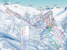 Plan des pistes Super Sauze