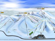 Plan des pistes Mzaar – Kfardebian