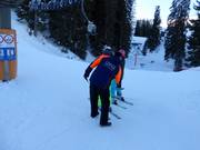 Assistance pour l’embarquement au téléski