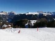 Vue depuis Pra Martin sur Ciampedie