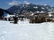 Piste d'entraînement dans la vallée au téléski Bachlift