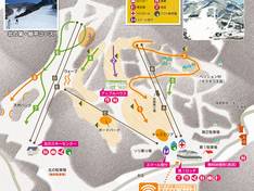 Plan des pistes Yonezawa