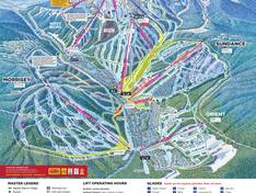 Plan des pistes Sun Peaks