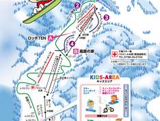 Plan des pistes Manba