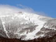 Vue sur la piste difficile Center Bowl Way