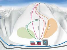 Plan des pistes Katsurazawa Kokusetsu