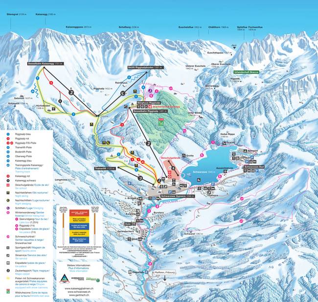 Kaiseregg/Riggisalp – Schwarzsee Kaiseregg/Riggisalp – Schwarzsee