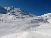 Larges pistes au Col Méa