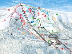 Plan des pistes Port Ainé