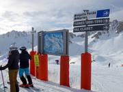 Signalisation dans le domaine skiable