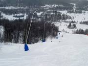 Enneigement par canons à neige à Raudalen