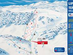 Plan des pistes Liptovská Teplicka