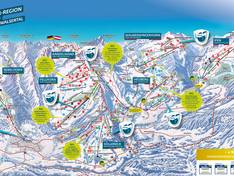 Plan des pistes Fellhorn/Kanzelwand – Oberstdorf/Riezlern