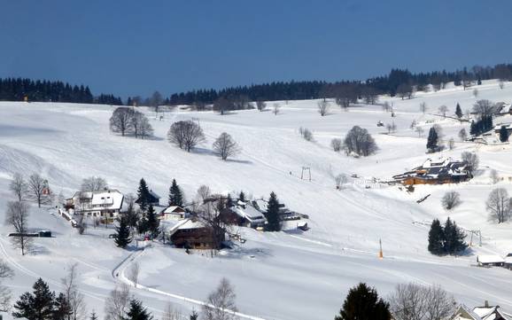 Le plus grand dénivelé dans la Dreisamtal (vallée de la Dreisam) – domaine skiable Schauinsland – Hofsgrund