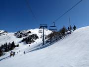 Le télésiège 6 places vous emmène au sommet du Krvavec à 1853 m