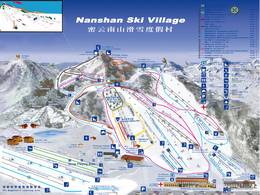 Plan des pistes Nanshan