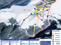 Plan des pistes Campo Catino