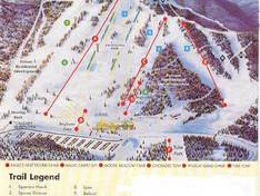 Plan des pistes Wintergreen – Bragg Creek