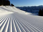 Piste parfaitement préparée à Bolsterlang