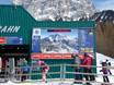 Tiroler Zugspitz Arena: indications de directions sur les domaines skiables – Indications de directions Ehrwalder Wettersteinbahnen – Ehrwald