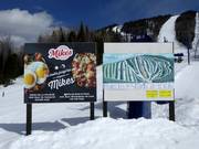 Plan des pistes dans le domaine skiable Le Mont Grand-Fonds