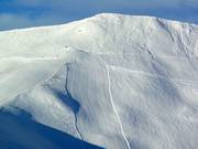 Vue sur la piste difficile Augstchummi