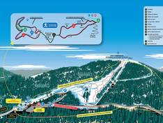 Plan des pistes Planche des Belles Filles