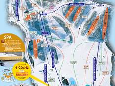 Plan des pistes Hounokidaira