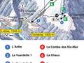 Plan des pistes Vichères (Liddes)
