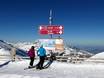 Préalpes appenzelloises et saint-galloises: indications de directions sur les domaines skiables – Indications de directions Flumserberg