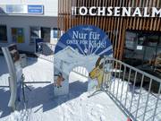 Accès adapté aux enfants au téléphérique Ochsenalmbahn