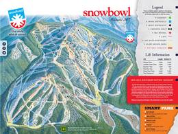 Plan des pistes Montana Snowbowl