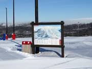 Plan des pistes dans le domaine skiable de Tandådalen/Hundfjället
