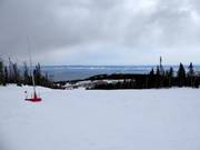Piste facile au téléski du Sommet
