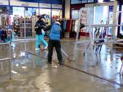 La station inférieure est nettoyée tous les jours.