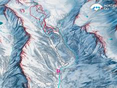 Plan des pistes Champorcher