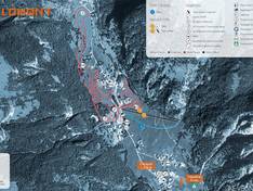 Plan des pistes Ollomont