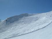 Beaucoup d'espace de ski libre