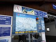 Informations au départ du télésiège dans la vallée