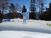 Signalisation des pistes au Speikboden