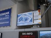 Panneau d'information à la station de la vallée