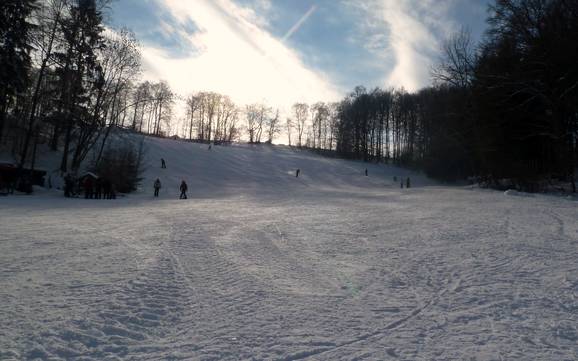 Le plus grand domaine skiable dans l' arrondissement d'Esslingen – domaine skiable Pfulb – Schopfloch (Lenningen)