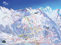 Plan des pistes See
