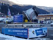 Premier canon à neige à Nauders - 1985