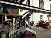 Kanzelstub'n à la station inférieure de la Kanzelbahn